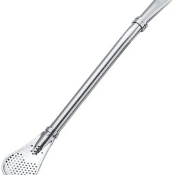 2 IN 1 STRAW FILTER SPOON Disposable Aluminium Dessert Spoon-image-86