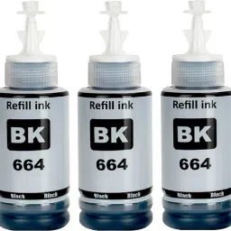 HYNEAR High Quility Refill Ink 644 Use for Epson L130, L360 L380 L361 L565 Printers(3) Black Ink Bottle-image-6