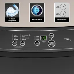 godrej 7 kg Fully Automatic Top Load with In-built Heater Grey image 4