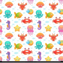 Flipkart SmartBuy octobus pattern Premium LG Vinyl (matte) Reusable Laptop Skin Compatible for 15.6 inch-image-70