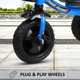 toyshoppee Stylish Tricycle For Kids With Front And Back Basket Comftable Recommended Kiddo Tricycle For Age 1-5 Years Kids Cycle Tricycle image 5