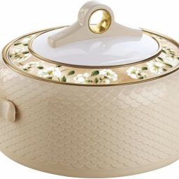 Coral Insulated Casserole | Stainless Steel Inner | Food Grade | Cream Serve Casserole-picture-22