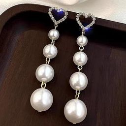 Krelin Gold Plated Beads Beaded Contemporary Drop Earrings-image-74