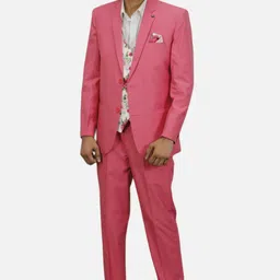 gargian master cut Men Single Breasted Self Design Suit-picture-10