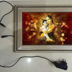 KRISHNA WITH YASHODA MAA FRAME 15.5 inch LED PHOTO FRAME-image-7