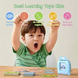 kidsaholic Talking Flash Card Learning Device Toy 224 Words Sounds Play - USB Rechargeable image 4