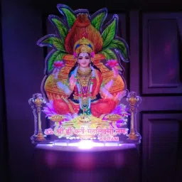 3D Illusion LED Night Lights for 7 Colors Led Changing LAXMI JI Table Lamp-picture-24