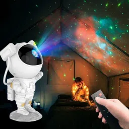 Starry Night Light Projector Astronaut LED Projection Lamp with Remote Control Night Lamp-12