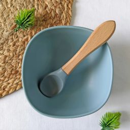 Silicone Bowl & Spoon Set | BPA Free |- Food Grade Silicone-image-36