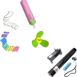 Premio Coppex Rechargeable 500mW Green Laser Pointer + (Free Electric Eraser)-image-20