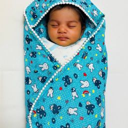 Cartoon Double Crib Baby Blanket for AC Room-image-91