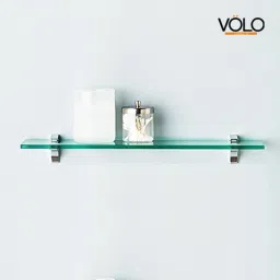 hyderon F Type Glass Shelf Bracket Square 4 Inches 4 INCH, 1.5 inch Shelf Bracket image 3