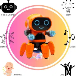 Bot Robot Octopus Style, Colorful Lights, Music-All Direction Movement Toy-16-image-95