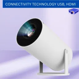 Clairbell Mini HD Projector for Home 4KSupport With Built-in App Netflix/Prime/YouTubeC137 (4500 lm / 1 Speaker / Wireless / Remote Controller) Portable Projector-picture-17