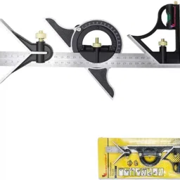 high q 300MM Stainless Steel Multi-function Combination Ruler Precision Try Square Combination Square image 5