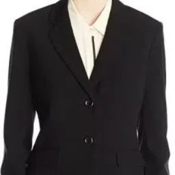 Women Solid Single Breasted Formal Blazer-picture-13