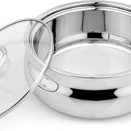 High grade Stainless Steel & Serving bowl 1200ml |Hotpot| Thermoware Casserole Serve Casserole Set-image-19