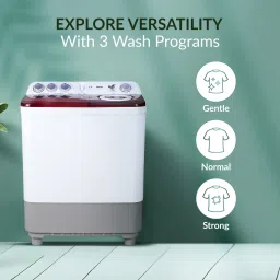 haier 8.5 kg Oxyi Dry Technology, 1300 RPM, Spray Function, Wash Programs, Magic Filter, Rat Mesh Semi Automatic Top Load Multicolor image 4
