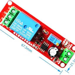 sg flash PACK OF 2 NE555 DC 5V 10A Timer Delay Relay Shield Module Sound Recorder and Sound Circuit Electronic Hobby Kit image 2