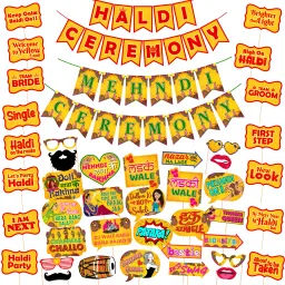 Mehndi & Haldi Props Decoration for Photoshoot ,Marriage Props for Wedding-image-18