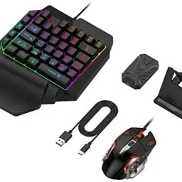 BCG Bluetooth Gaming Keyboard Mouse Convertor For Smartphone 4 in 1 Mobile Game Combo Set image 3