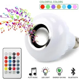 VOLTSY Smart Multicolor LED Bulb with Bluetooth Speaker for Music and Light. A1 Smart Bulb-78
