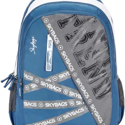 Medium 30 L Backpack Polyester 30L Riddle School Backpack-Rc Blue Grey-image-67