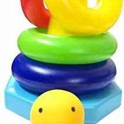 Duck chu chu Sound Stacking Multicolour 4 Rings Toddlers Toy-24