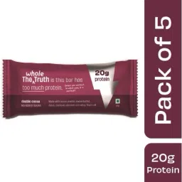 High Protein Double Cocoa 20g Protein Bar - Pack of 5 x 67g each Nutrition Bars-image-68