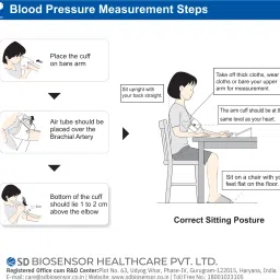 STANDARD SD Biosensor BPCare Plus (AS-35K) Blood Pressure Monitoring Machine |BP Device|BP Meter|BP Monitor|Pressure Testing Machine|Pulse Measure| Bp Monitor image 3