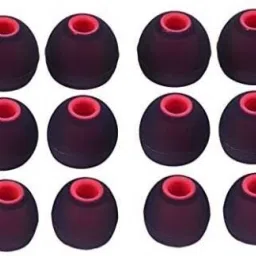 BBS PRO red 12 pcs es cover only for one plus In The Ear Headphone Cushion-image-50