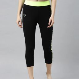 Women Reversible Black Capri-image-19