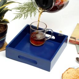 Deco Painted Multipurpose Tray in MDF | Serving Tray for Home & Dining Table Tray-15