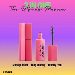 minara 3-in-1 Trio Mascara - Curling, Lengthening & Volumizing - All in One - Matte 100 g image 3