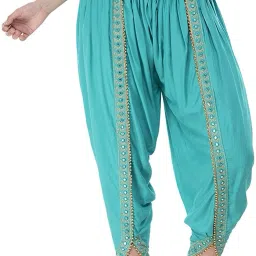 Embroidered Rayon Women Harem Pants-image-91