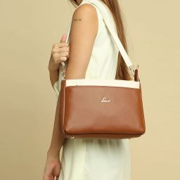 Women Tan Satchel-image-2