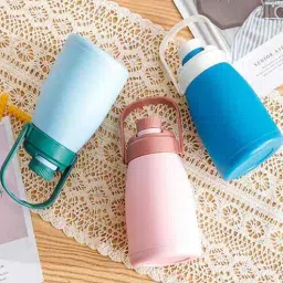 5 needs 400 ml Glass Bottle with Handle and Spout Lid Inner (Assorted Colors)-picture-43