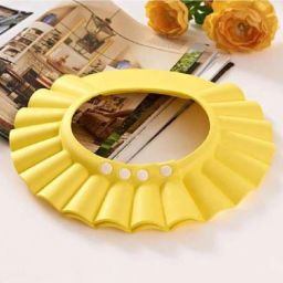 Baby Shower Cap For Kids Shampoo Shield Washing Hair Hat Bath Protector (Pack of 1 - Multicolor)-image-2
