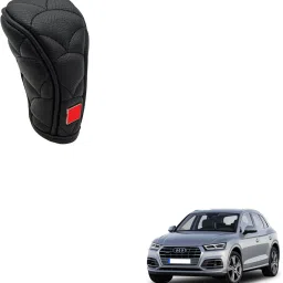 Anti-Skid Gear Shift Knob Cover(Black) For Q5 Gear Shift Collar-image-10