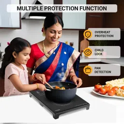 milton 1600 W Induction Cooktop Touch Panel image 3