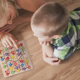 shalafi Alphabet Matching Practice Board Game Learning Puzzle Education Tracing Maze Toy image 4