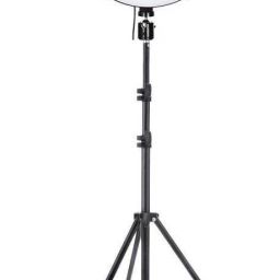 Techobucks 100% Best Selfie Light with Tripod Stand Universal 10 inch Brightness Video Studio Professional Youtube phone holder photography led circle makeup ring light with 2.1m stand Monopod Kit-8