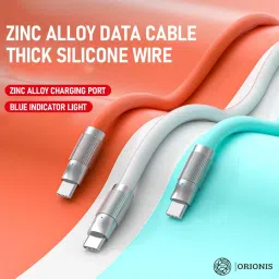 Orionis Charging & OTG Combo USB A to Type C Cable USB-A to Type C/Lightning Adapter Combo Set image 2