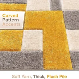minget Multicolor Polyester Carpet image 2