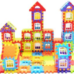 Building Blocks for Kids, Big Size House Building Blocks with Windows, Block Game for Kids-image-9