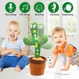 libra Cactus Toy for Babies, Singing Cactus Toy with LED Light, Repeating Cactus Toy That Repeats What You Say image 2