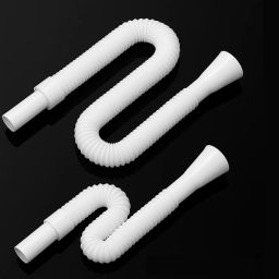 (P OF 2) PVC HOSE PIPE FOR WASH BASIN/ SINK 1.51 PVC Kitchen Pipe for Sink/ Waste/ Wash Basin Expandable & Flexible Drain Pipe Hose Pipe-image-61