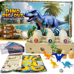 Dinosaur Fossil Egg Excavation Kit Toys Set for Kids Boys Girls 8-12 Digging Kit-27