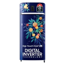 SAMSUNG 215 Litres 5 Star Direct Cool Single Door Refrigerator with Digi-Touch Cool (RR23C2E35NK/HL, Orange Blossom Blue)-image-15