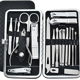 19 in1 Stainless Steel Manicure Pedicure Kit Nail Cutter For Men Women With Case-18